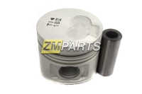 Поршни стд.  D4BH к-т 4шт Starex, Terracan, Galloper, Bongo 2.5, С КОЛЬЦАМИ